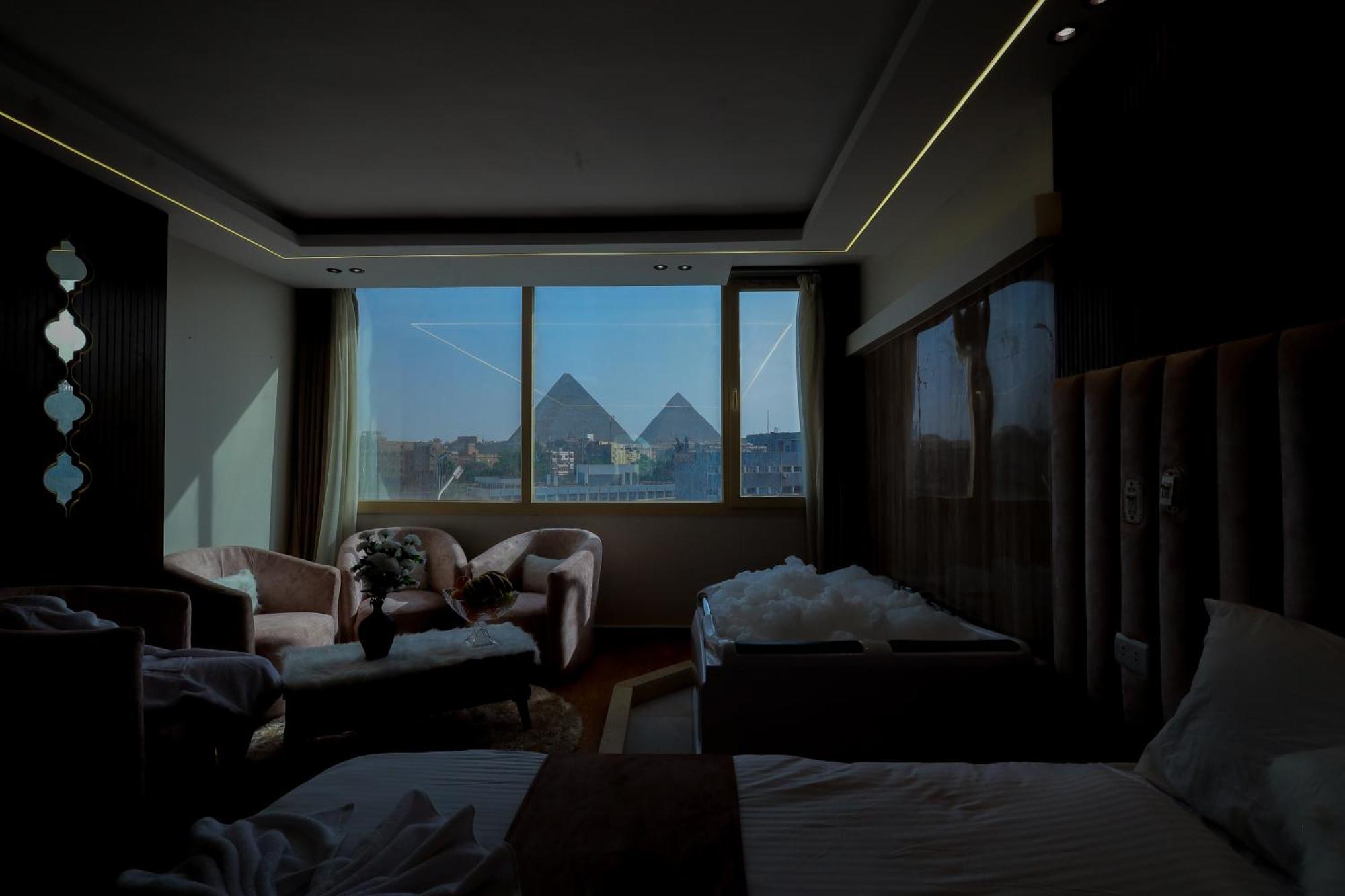 The Muse Pyramids Inn Kafrat al Jabal Exterior photo