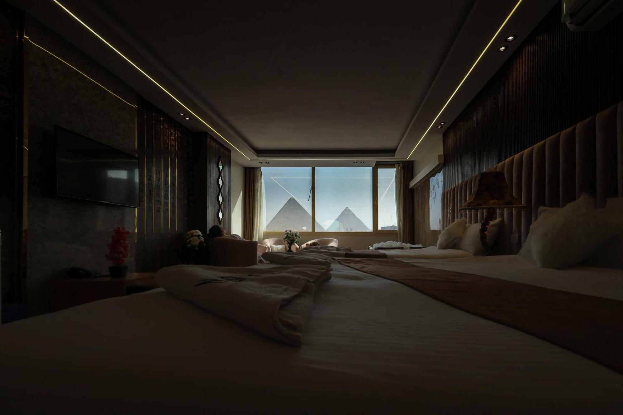 The Muse Pyramids Inn Kafrat al Jabal Exterior photo